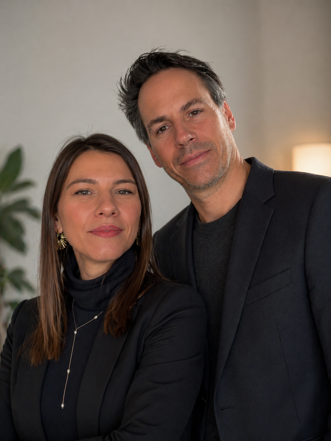 Equipo creador y productor de Espacio Dakota en rodaje